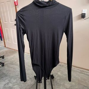 Fashion Nova Black Long Sleeve Top